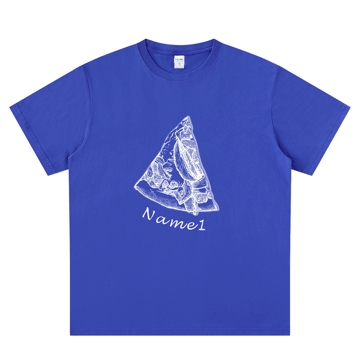 Personalized Pizza Family Name T-Shirt - Custom Kids & Family Gift