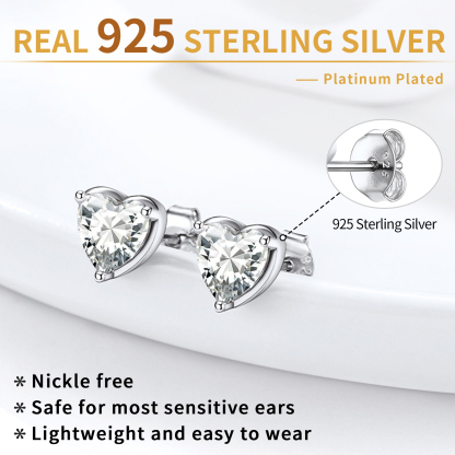 Sterling Silver Birthstone Studs