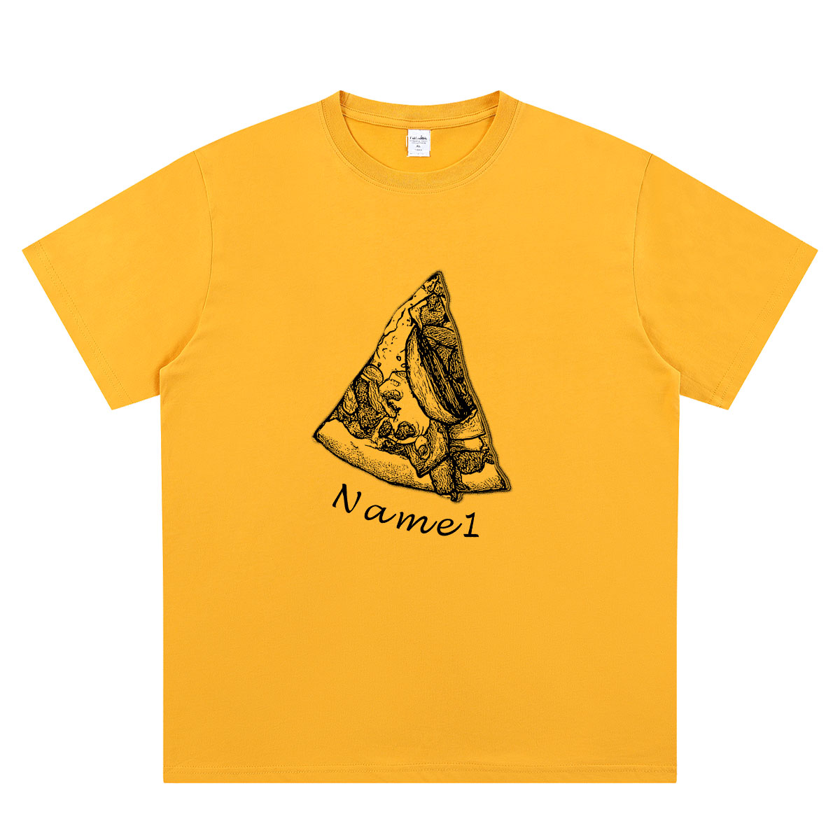 Personalized Pizza Family Name T-Shirt - Custom Kids & Family Gift