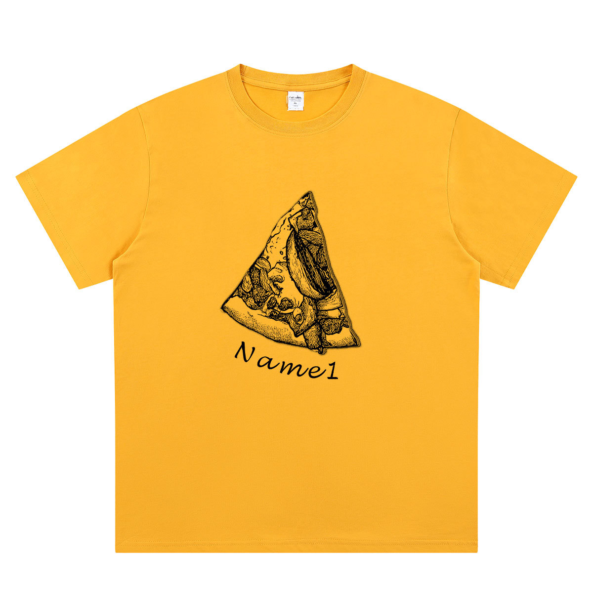 Personalized Pizza Family Name T-Shirt - Custom Kids & Family Gift