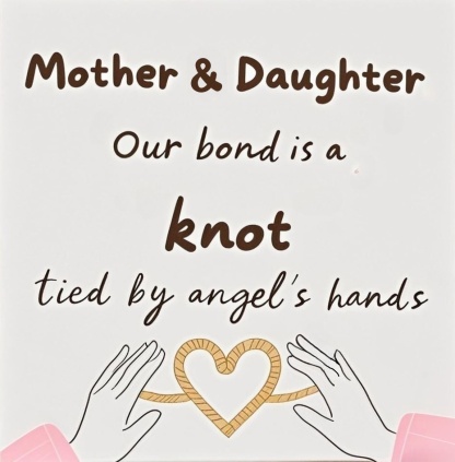 Mother & Daughter Bond is a Kont Tied by Angel's Hands