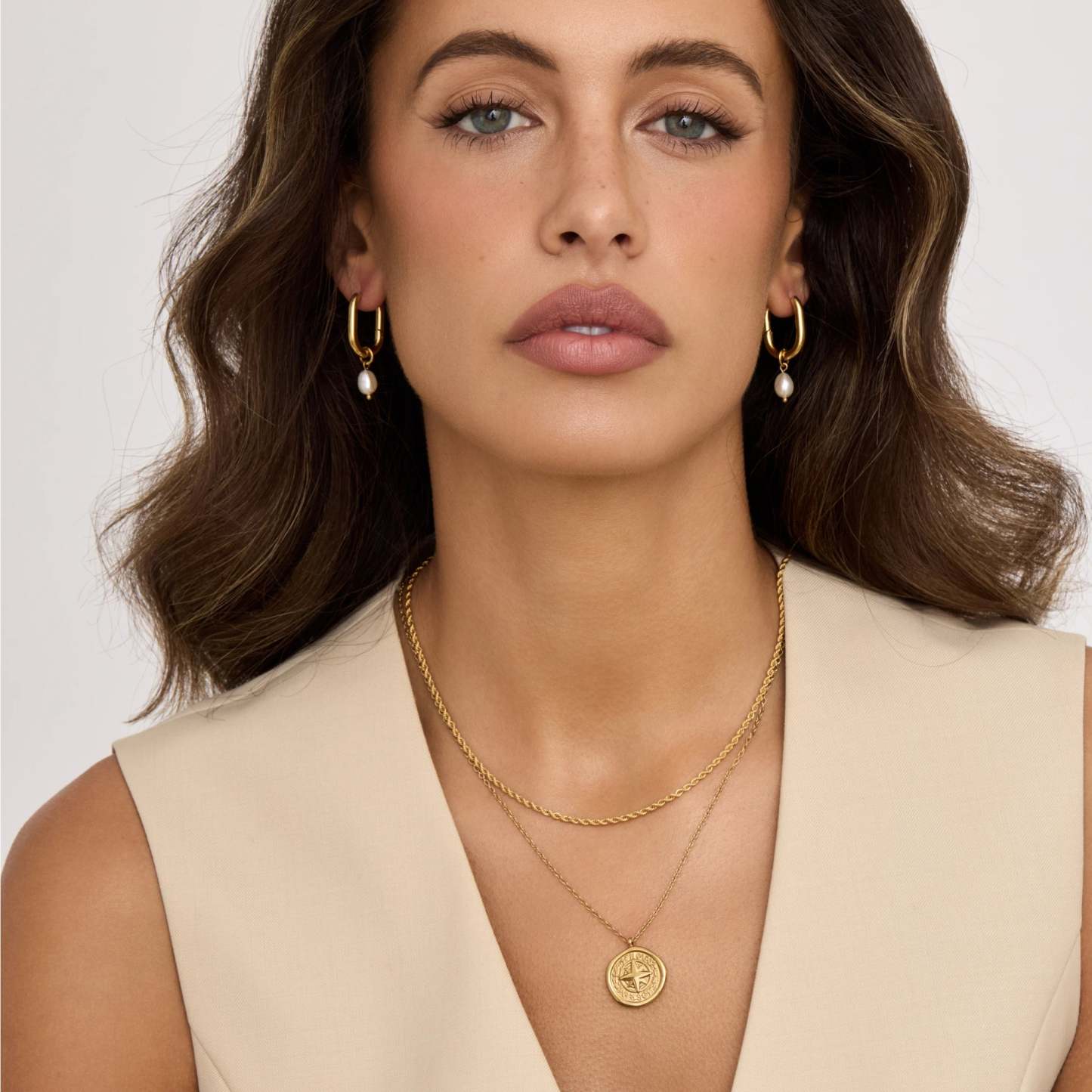 Golden Compass Necklace