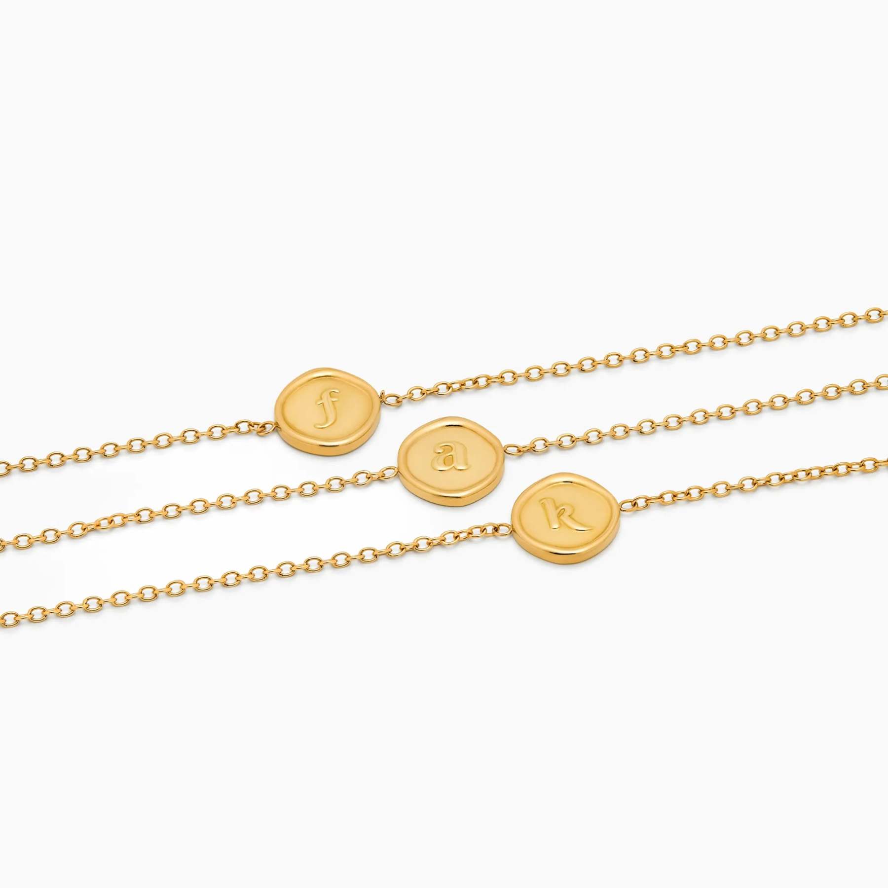 Initial Stamp Bracelet