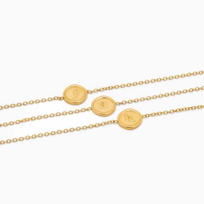 Initial Stamp Bracelet