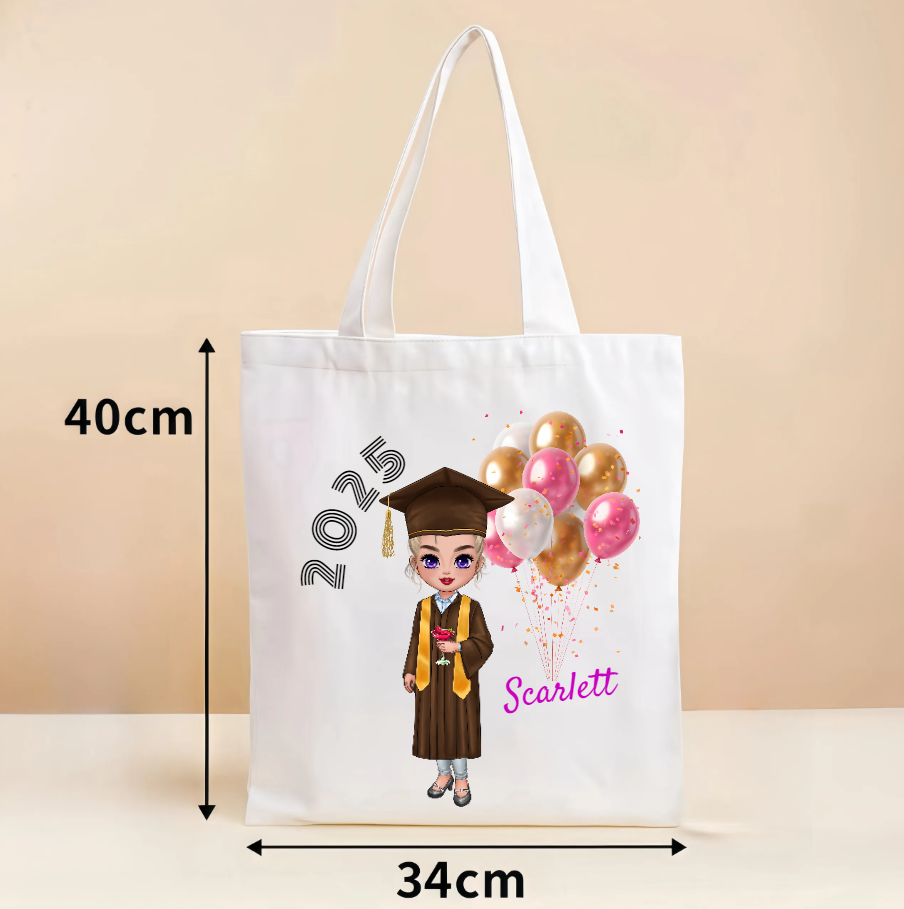 White canvas bag