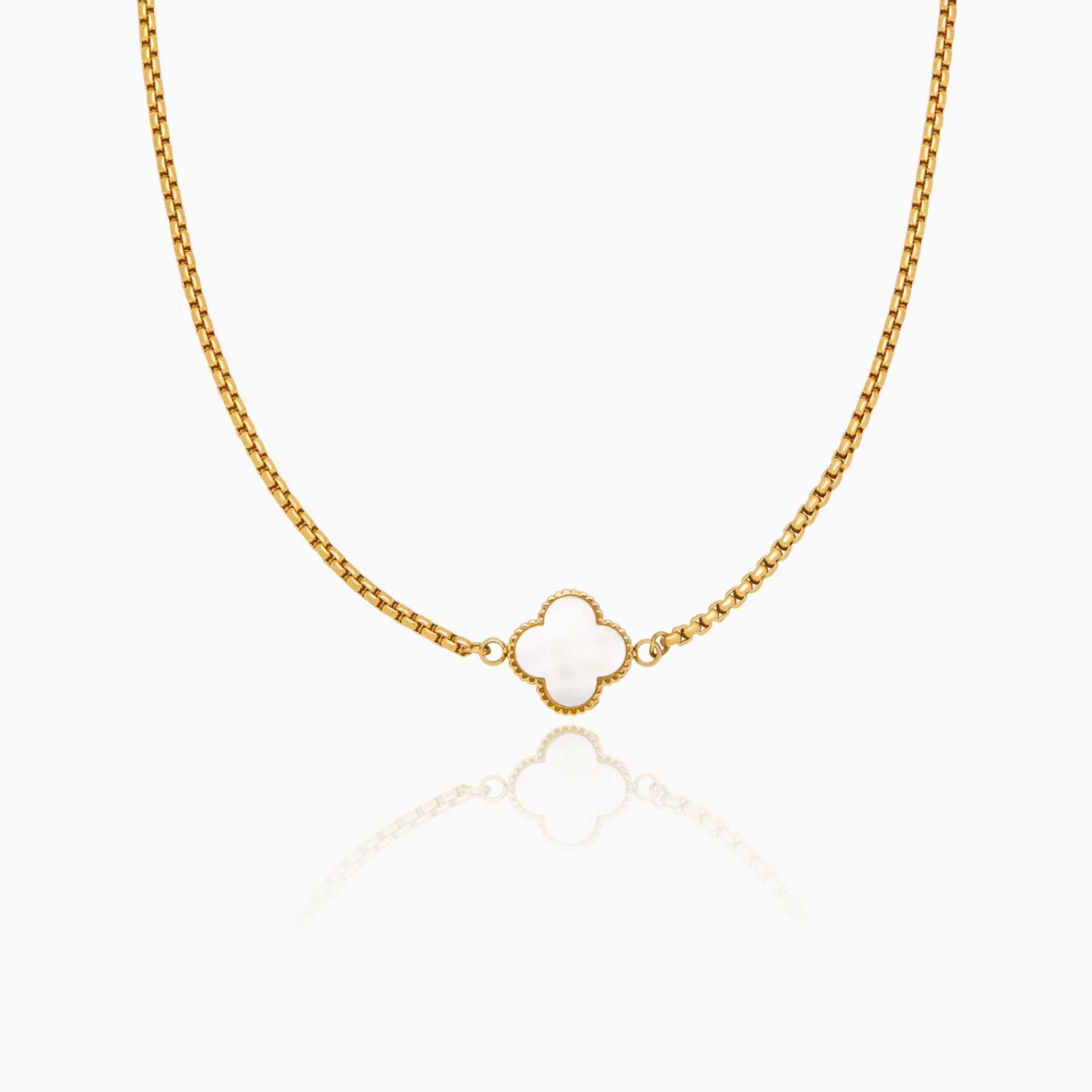 Pearl Clover Necklace