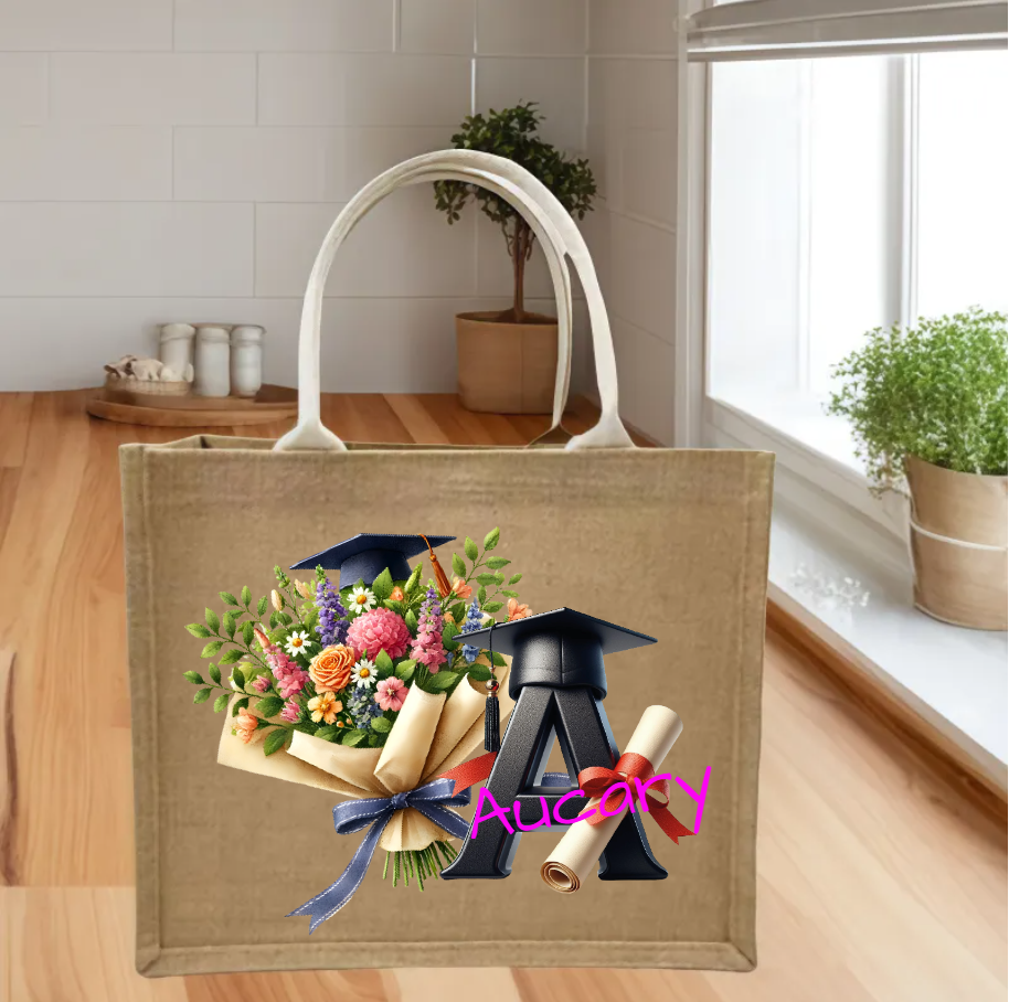 Hemp cloth handbag