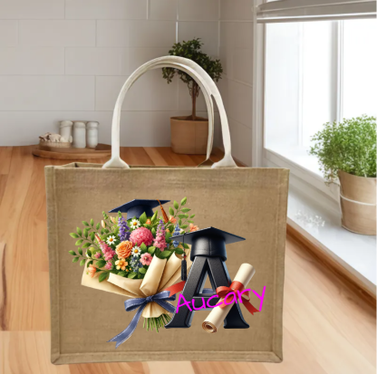 Hemp cloth handbag