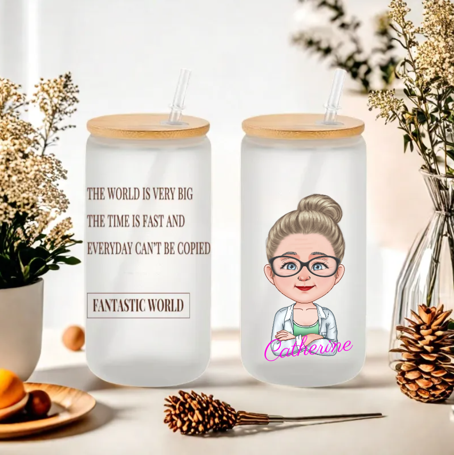 Glass cup