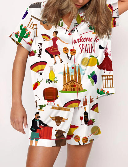 Spain Travel Europe Pajama Set