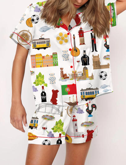 Portugal Travel Pajama Set