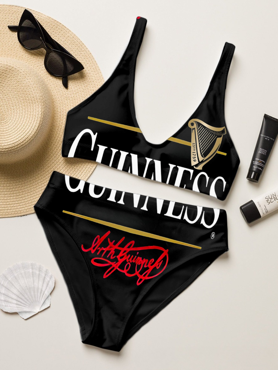 Guinness Sexy Two-Piece Bikini Set Swimsuit 