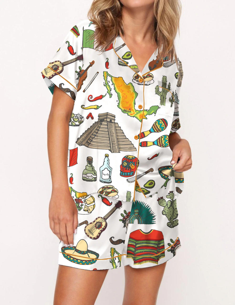 Mexico Travel Pajama Set