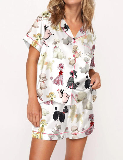 Poodle Pajama Set