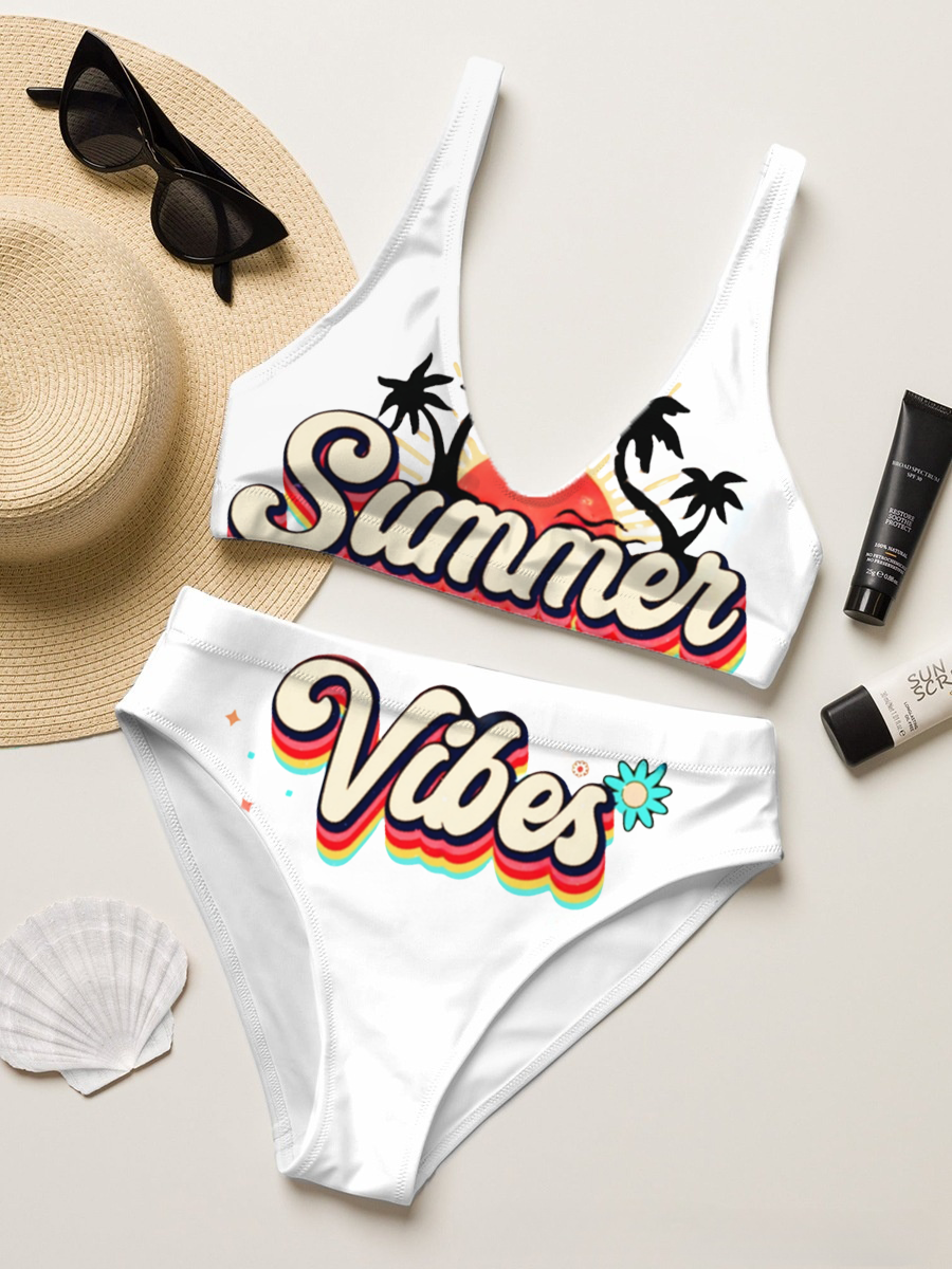 Summer Vibes Sexy Two-Piece Bikini Set Swimsuit