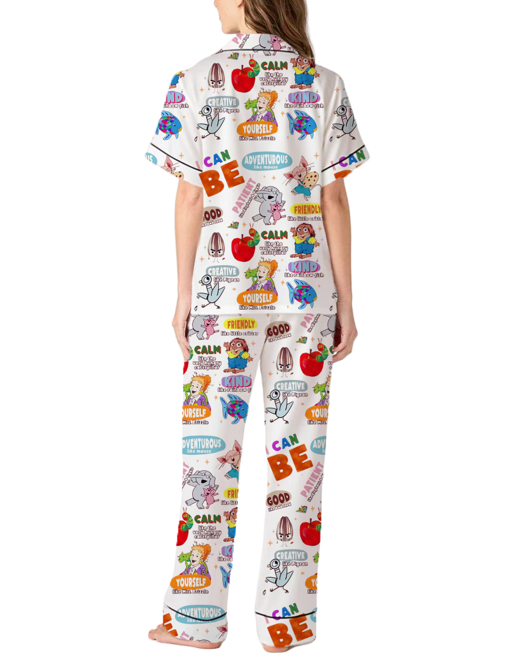 I Still Read Children’s Book Silky Satin Pajama Pants Set For Women