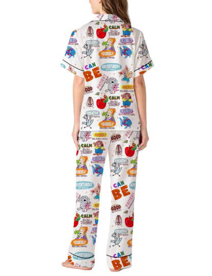 I Still Read Children’s Book Silky Satin Pajama Pants Set For Women