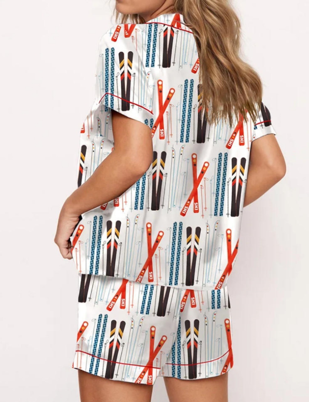 Colorful Ski Pajama Set