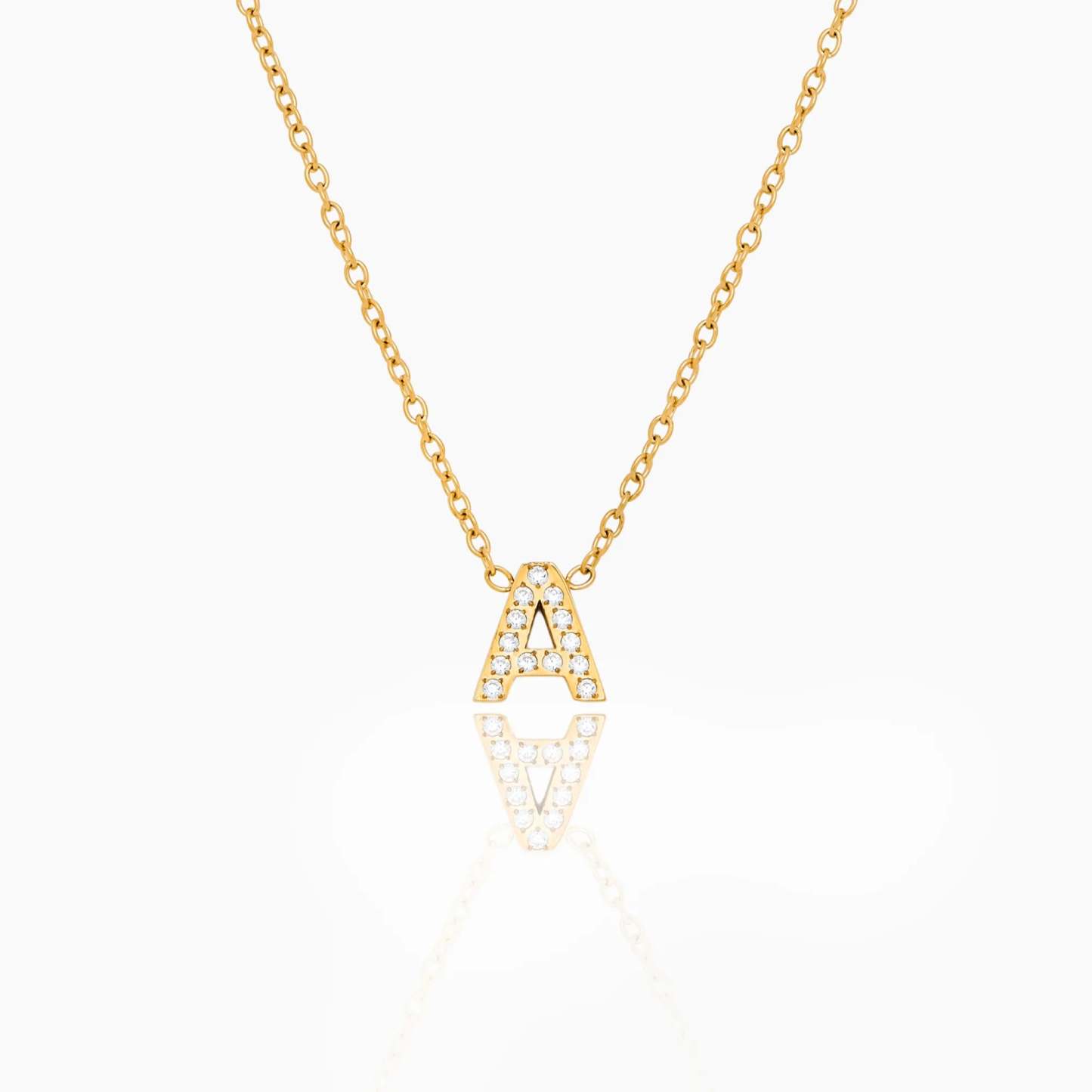 Pavé Initial Necklace