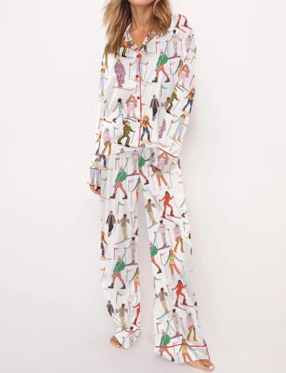 Ski Satin Pajama Set For Women