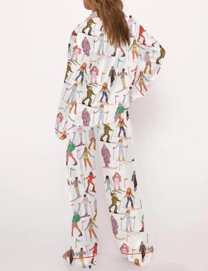 Ski Satin Pajama Set For Women
