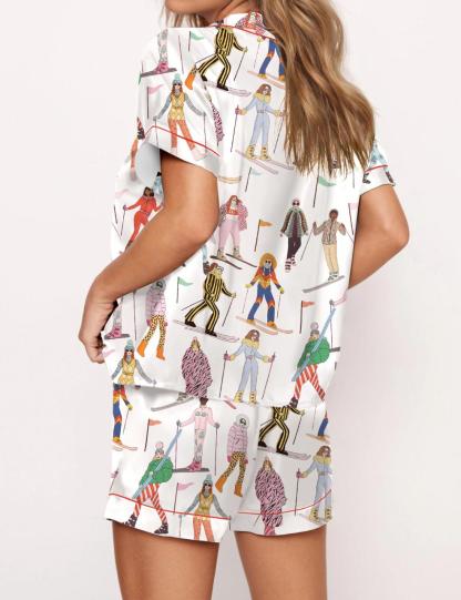 Ski Satin Pajama Set For Women