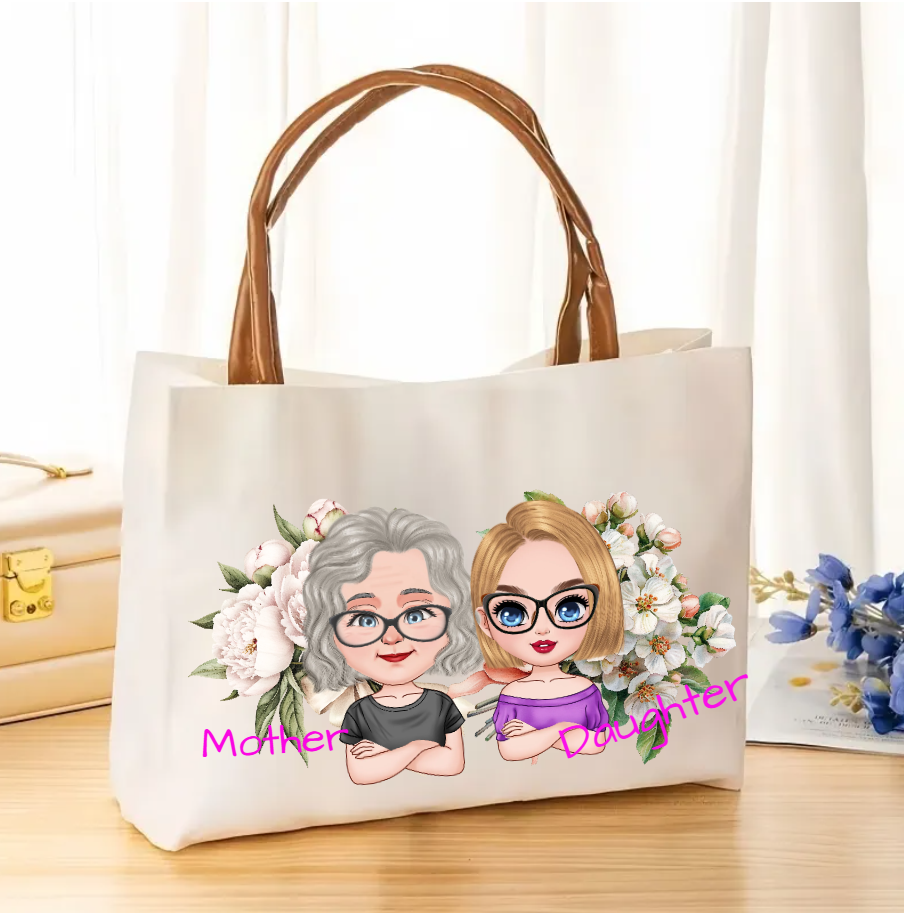 White canvas bag
