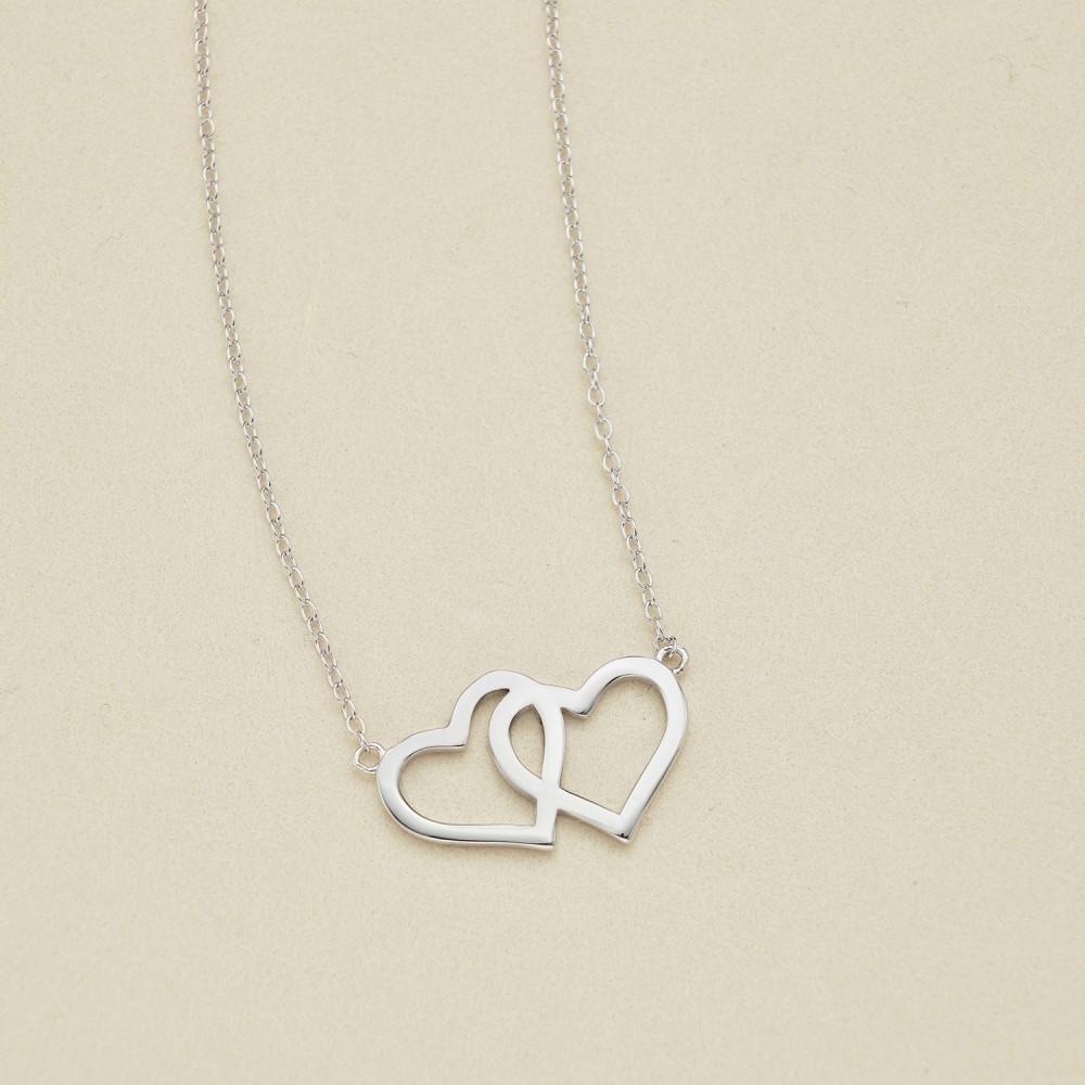 To My Friend Priceless Connection Two Hearts Necklace Birthday Gift For Friend