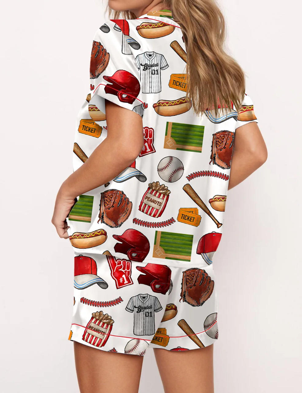 Baseball Player Pajama Set