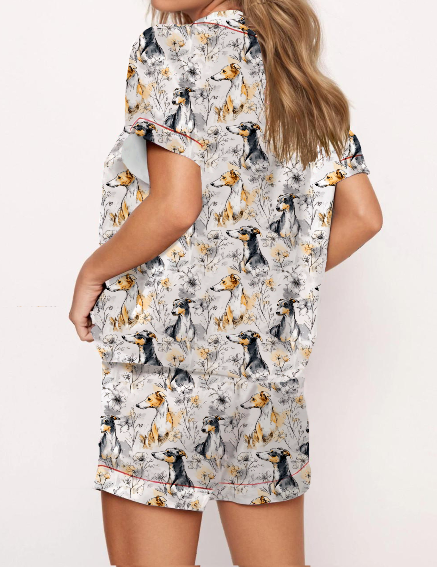 Silky Satin Pajama Short Set For Women