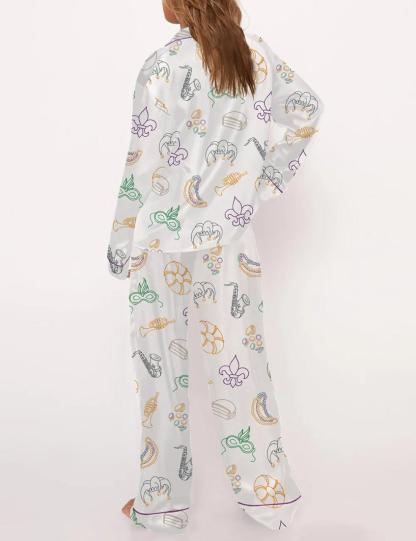 Mardi Gras Laissez Les Bons Temps Rouler Pajama Set