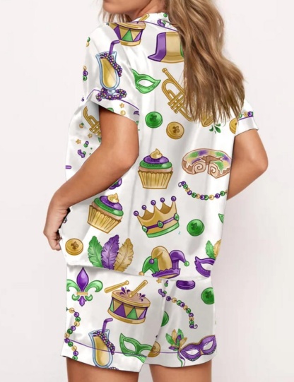 Mardi Gras New Orleans Pajama Set