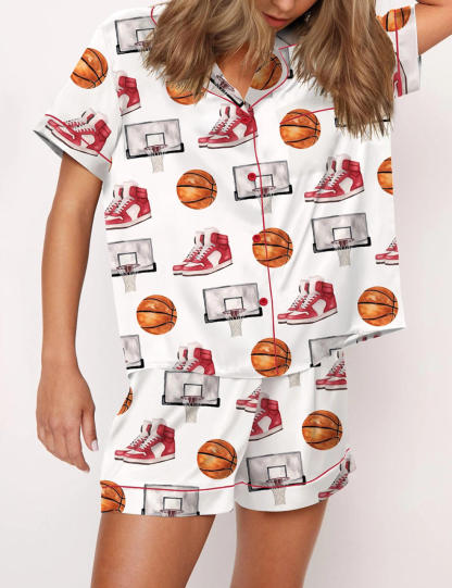 Basketball Themed Pajama Set