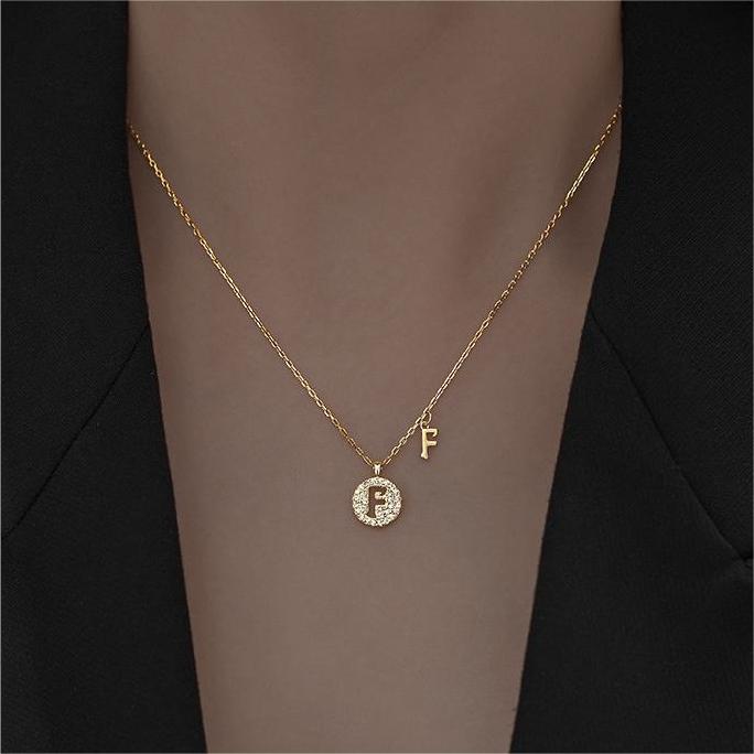 Choose You Initial Letter Necklace