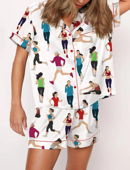 Marathon Runners Pajama Set