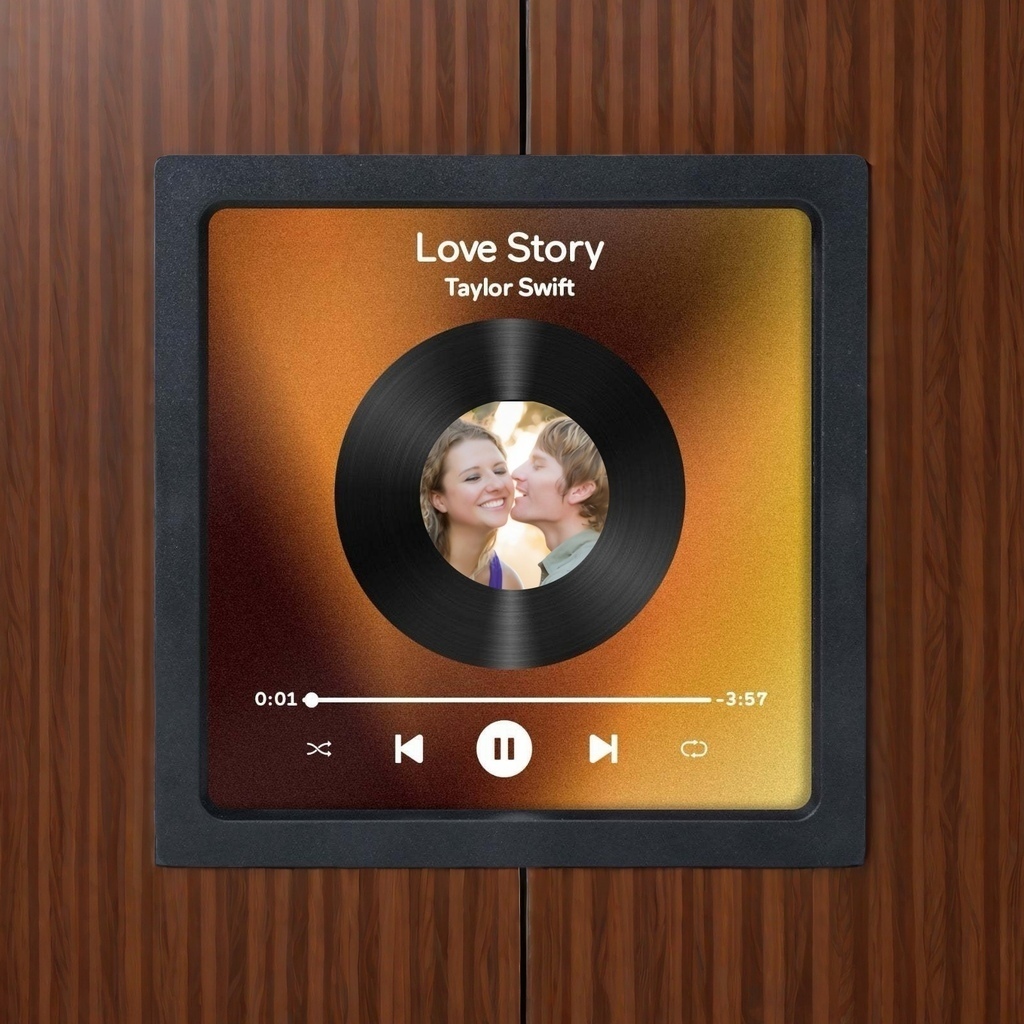 Customized Music Fridge Magnet Personalized Photo Fridge Magnet Can Play Songs and Adjust Volume