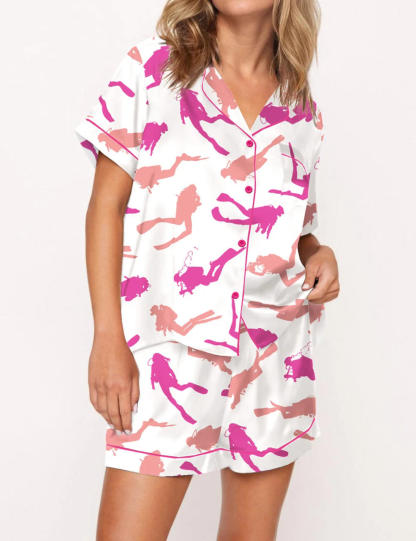 Summer Diving Pajama Set
