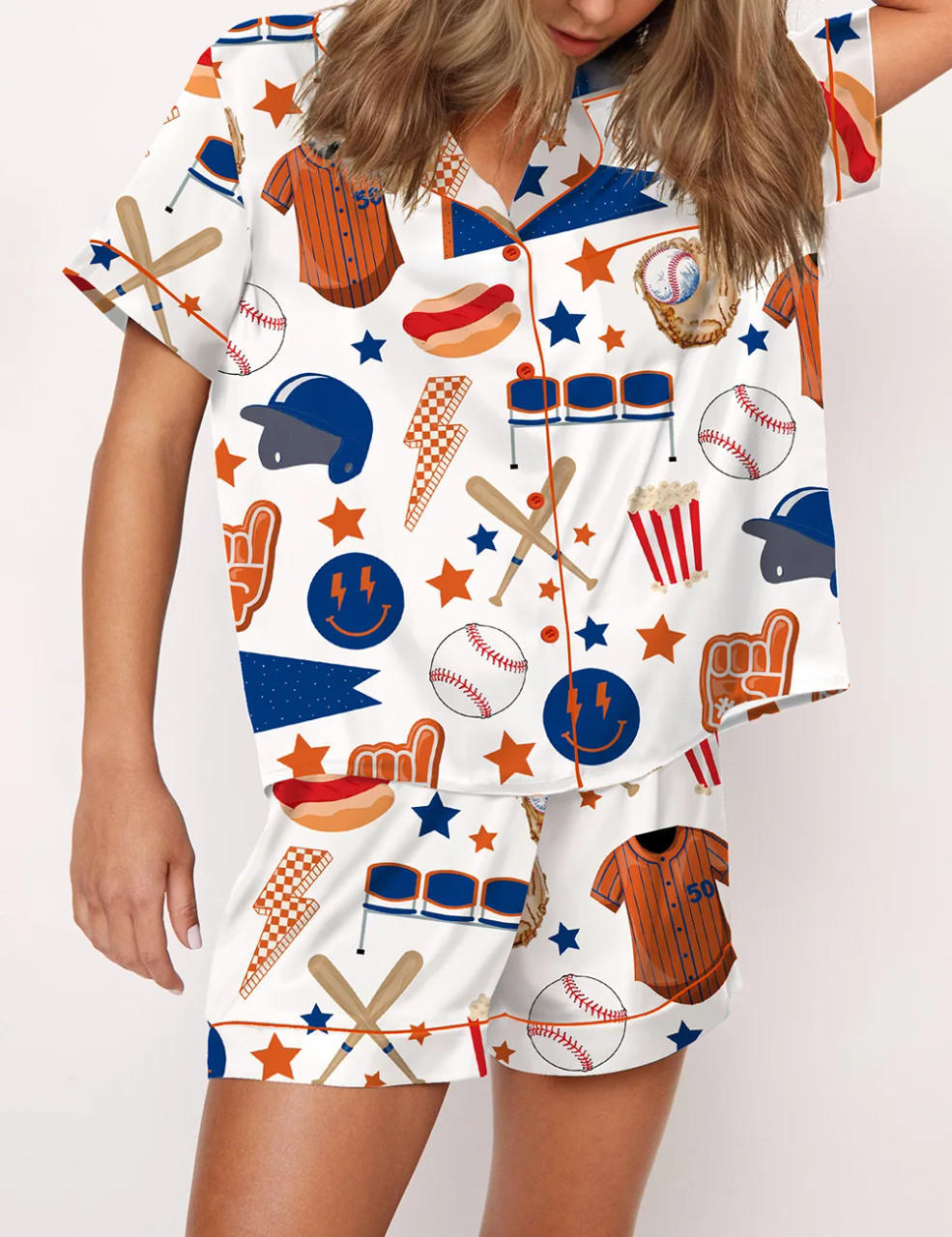 Houston Baseball Pajama Set