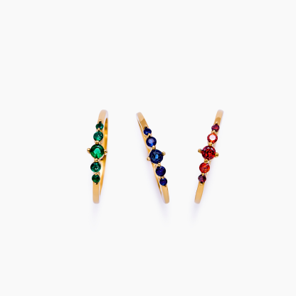 Belle Stacking Birthstone Ring