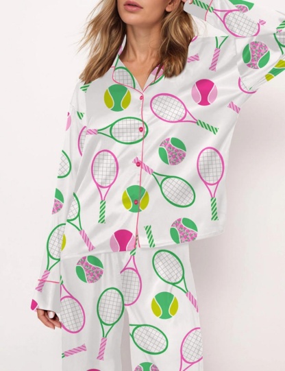 Colorful Tennis Pajama Set