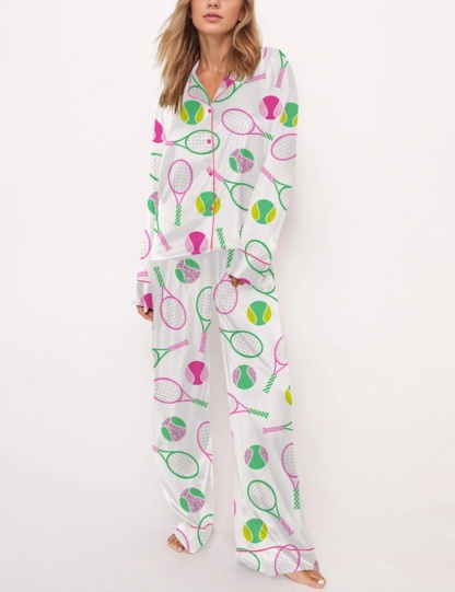 Colorful Tennis Pajama Set