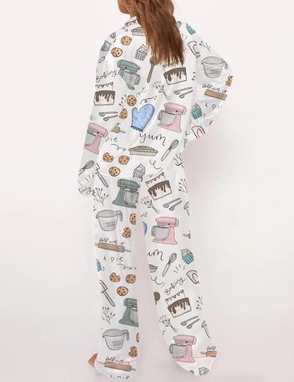 Baking Satin Pajama Set For Women