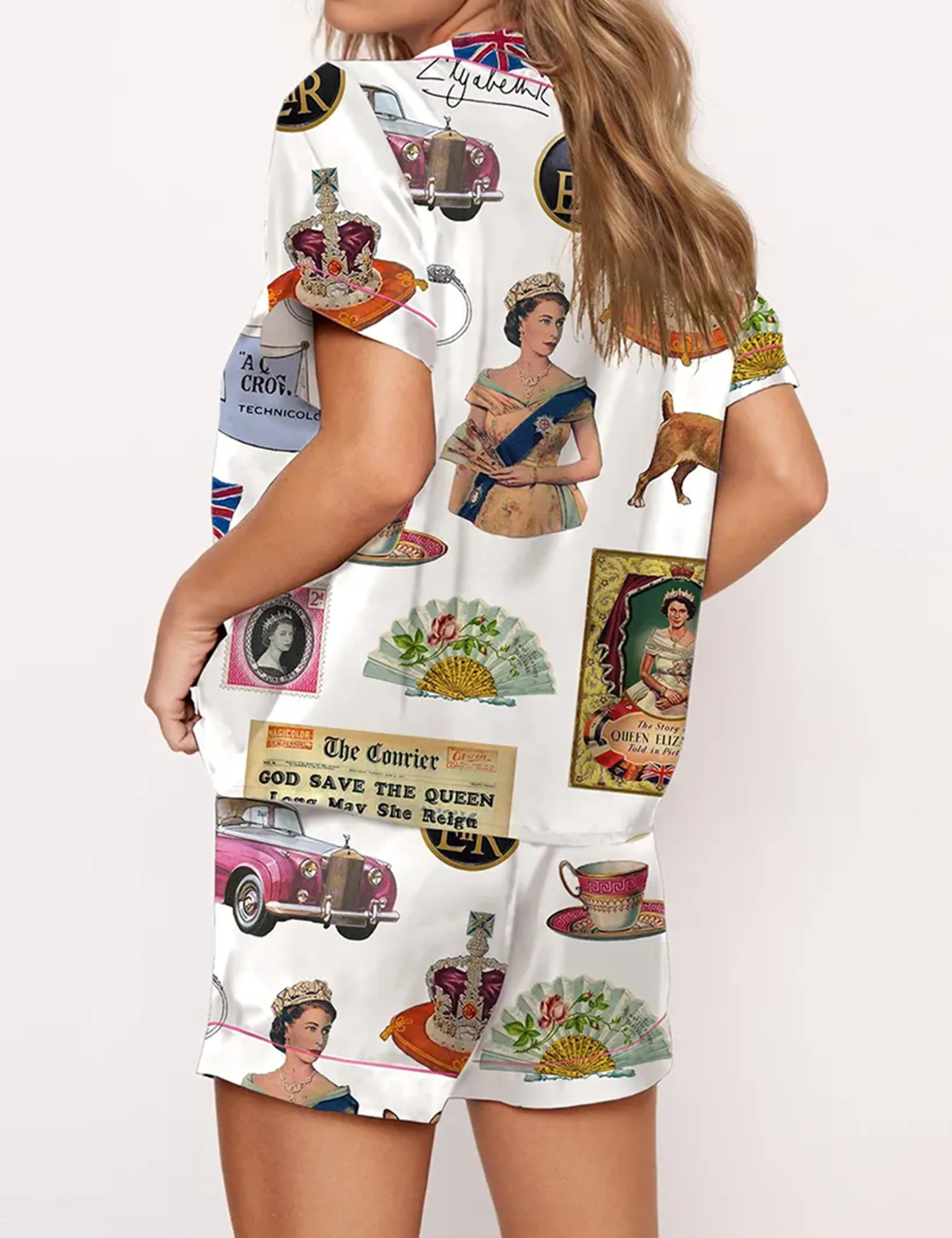 Queen Elizabeth II Vintage Pajama Set