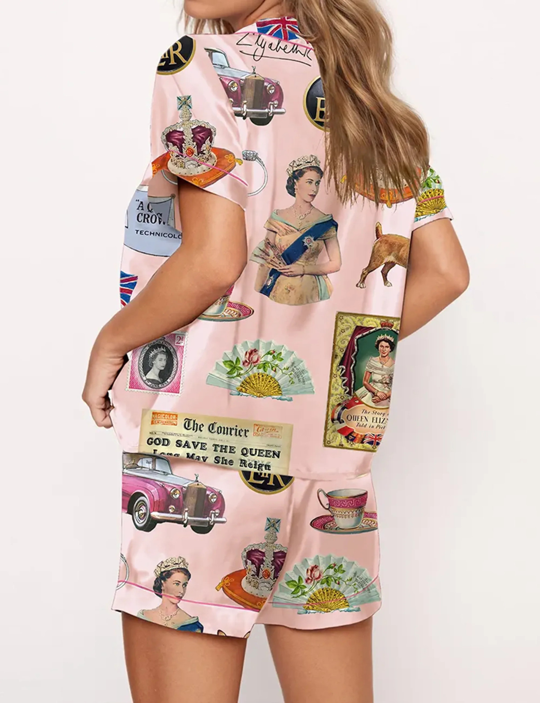 Queen Elizabeth II Vintage Pajama Set