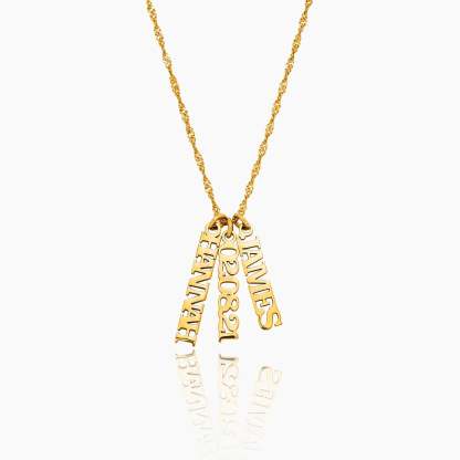Singapore Multi Name Necklace