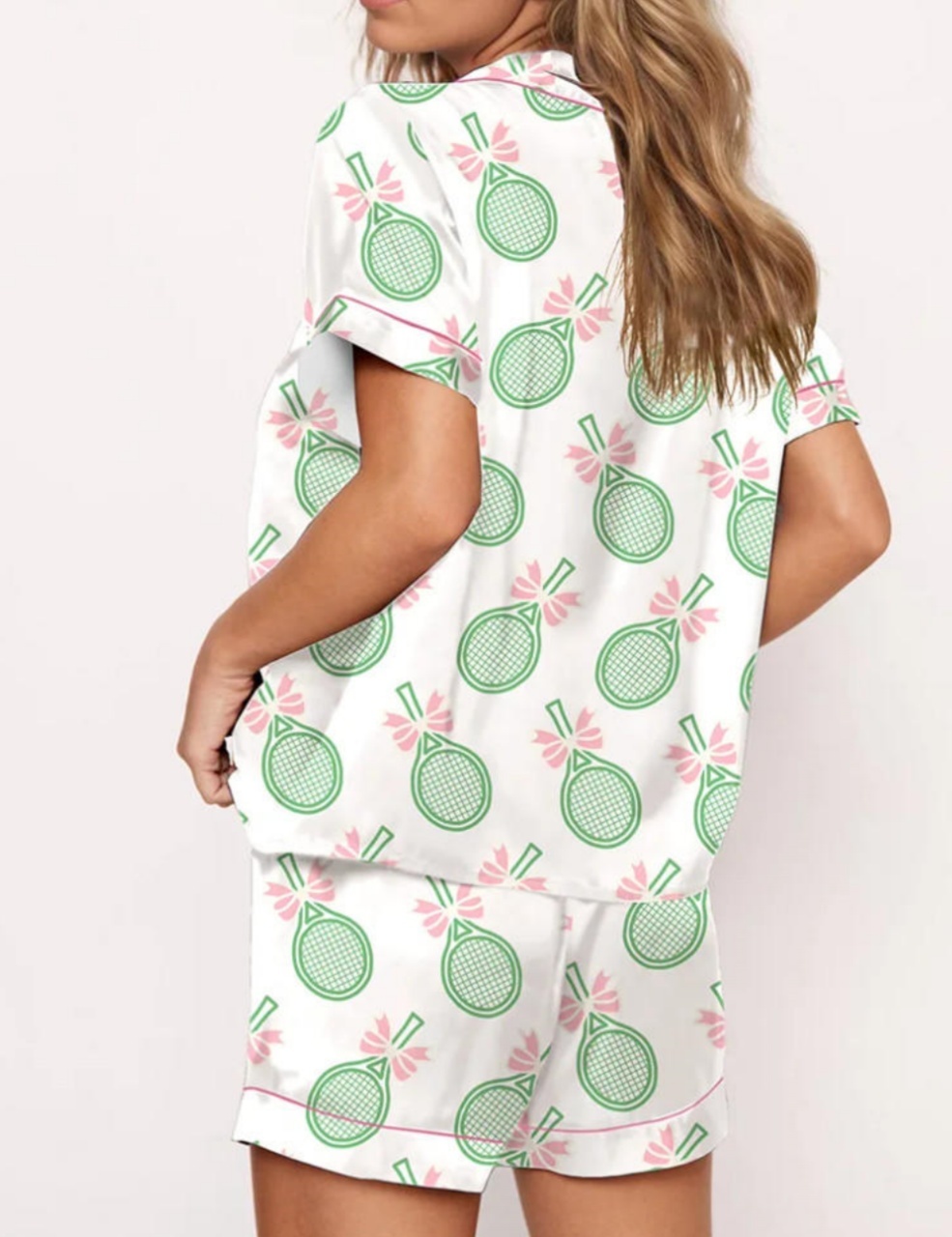 Christmas Tennis Racquet Pajama Set