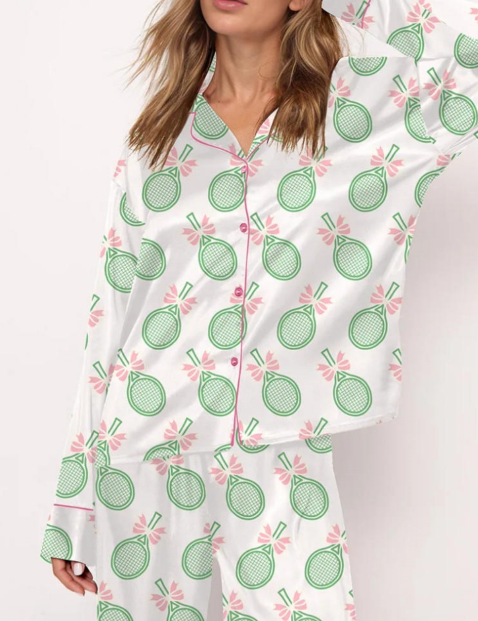 Christmas Tennis Racquet Pajama Set