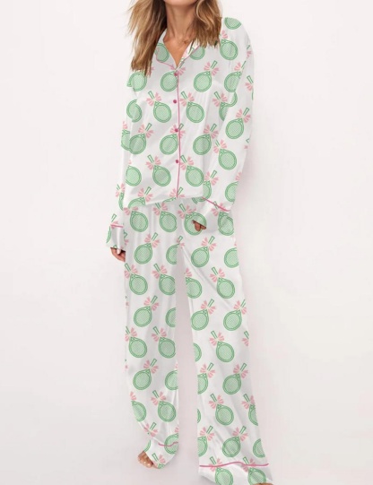 Christmas Tennis Racquet Pajama Set