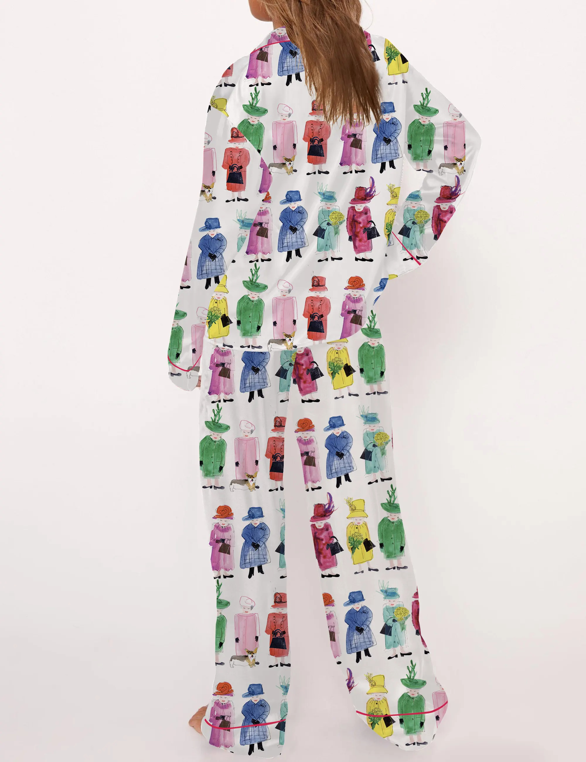Queen Elizabeth II Rainbow Pajama Set