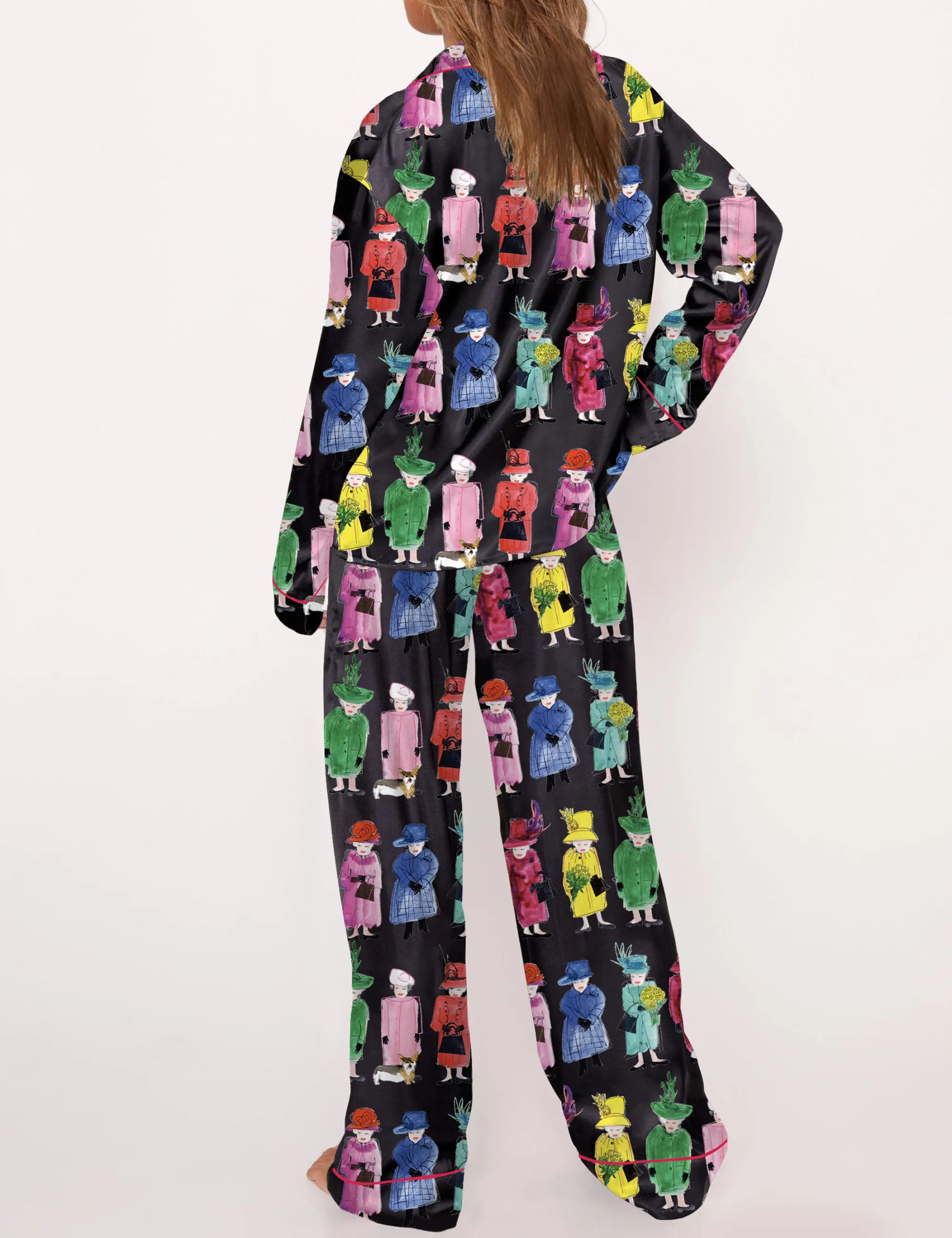 Queen Elizabeth II Rainbow Pajama Set